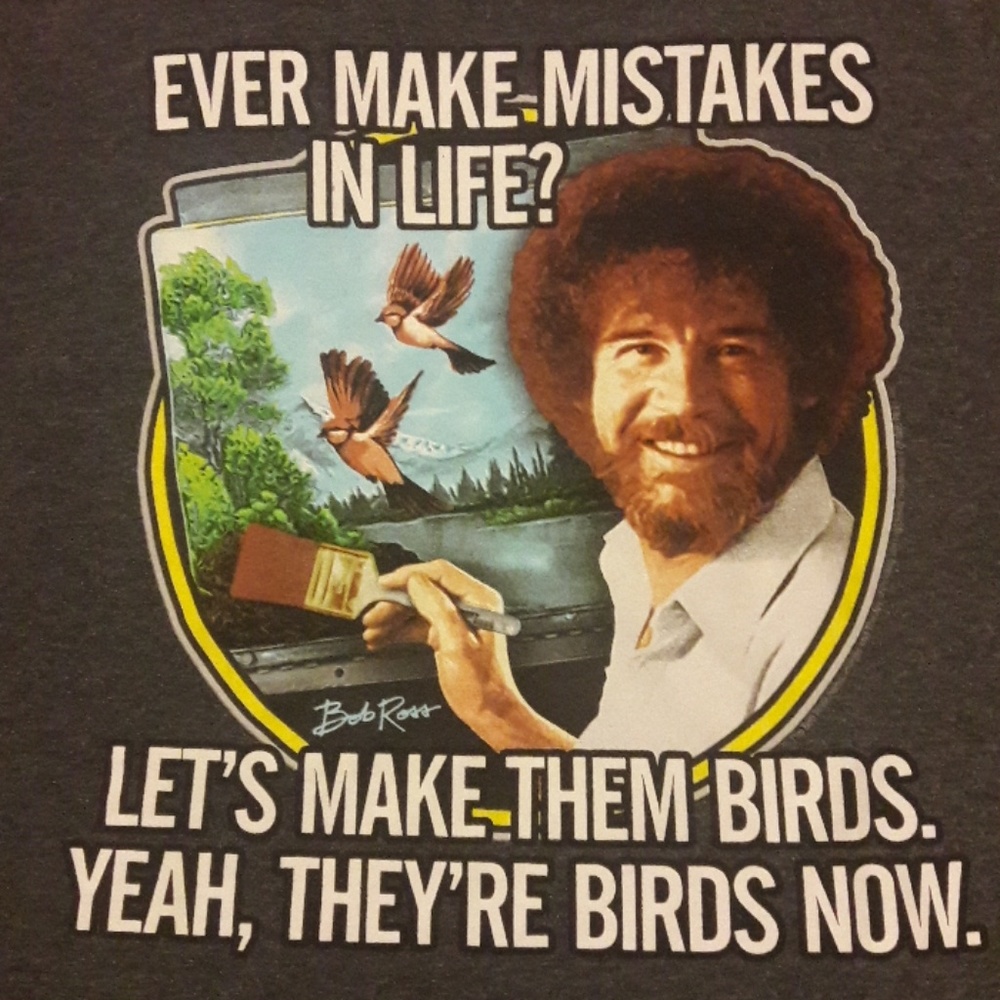 Bob Ross tee. - Picture 3 of 5